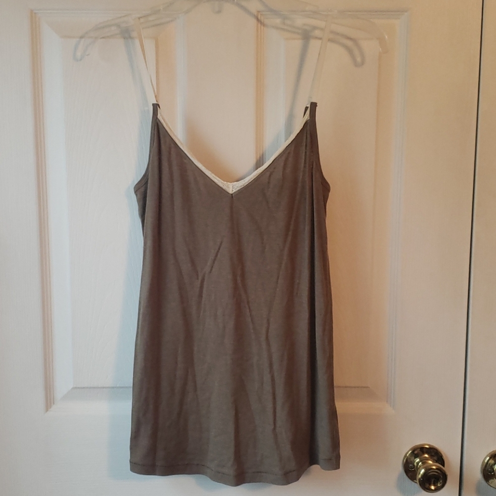 Brown tank top